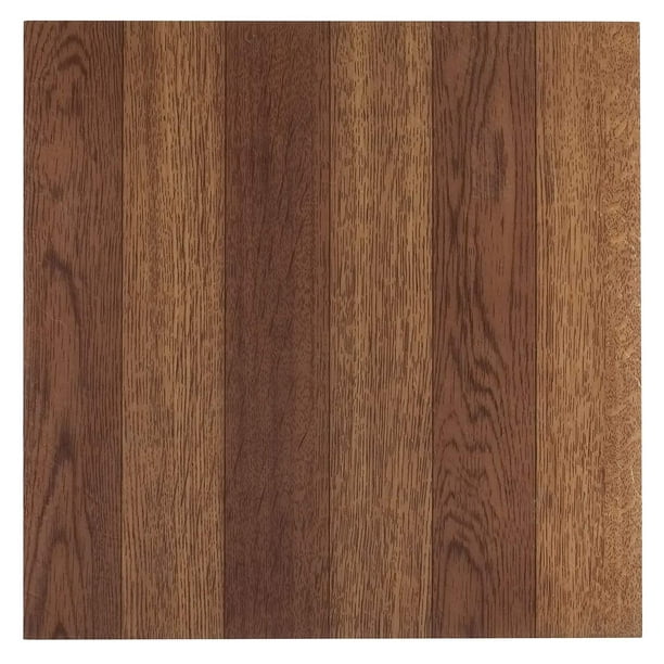 Achim Home Furnishings FTVWD22320 Nexus 12-Inch Vinyl Tile Set of 2 20-Pack Wood Medium Oak Plank-Look